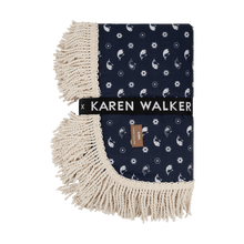 Load image into Gallery viewer, KOLLAB X KAREN WALKER FRINGED PICNIC MAT FLORAL WHALE