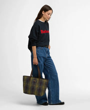 Load image into Gallery viewer, BARBOUR WETHERHAM QUILTED TARTAN BAG