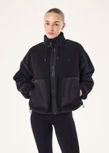 Load image into Gallery viewer, P.E NATION LENNON SHERPA JACKET BLACK