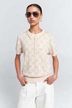 Load image into Gallery viewer, KAREN WALKER MONOGRAM KNIT POLO