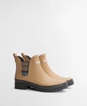 Load image into Gallery viewer, ARRIVING 21.05.26 | BARBOUR MALLOW CHELSEA WELLY BEIGE/DRESS TARTAN