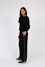 Load image into Gallery viewer, MARLOW LEGION SIDE STRIPE PANT BLACK/WHITE