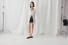 Load image into Gallery viewer, CHAOS & HARMONY LUCIA FLAT BLACK CROC