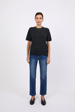 Load image into Gallery viewer, MARLOW LUXE CASHMERE TEE SHADOW
