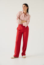 Load image into Gallery viewer, TUESDAY MARK SHIRT CHERRY STRIPE