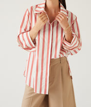 Load image into Gallery viewer, TUESDAY MARK SHIRT CHERRY STRIPE