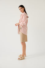 Load image into Gallery viewer, TUESDAY MARK SHIRT CHERRY STRIPE