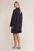 Load image into Gallery viewer, MARLE MELLA SHIRT BLACK PINSTRIPE