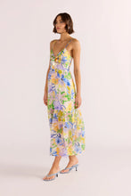 Load image into Gallery viewer, MINK PINK FABLE TIE MIDI DRESS PAINTERLY FLORAL