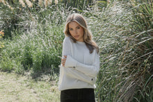 Load image into Gallery viewer, KNEWE MIA SWEATER WINTER WHITE