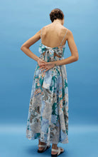 Load image into Gallery viewer, KINNEY MIA DRESS CYAN PATCHWORK