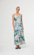 Load image into Gallery viewer, KINNEY MIA DRESS CYAN PATCHWORK