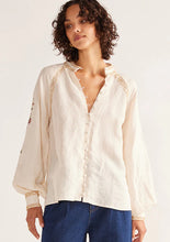 Load image into Gallery viewer, MOS THE LABEL CAMILLE BLOUSE IVORY