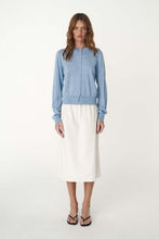 Load image into Gallery viewer, ROWIE MAEVE MERINO SPRING CARDI DKY MARLE