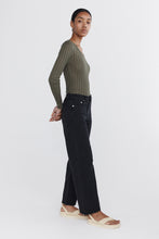 Load image into Gallery viewer, MARLE WIDE LEG JEAN BLACK
