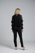 Load image into Gallery viewer, NES LILLY PIPED PANT BLACK/SAND