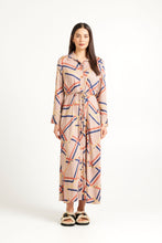 Load image into Gallery viewer, TUESDAY NICOLA DRESS HERRINGBONE PRINT