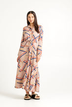 Load image into Gallery viewer, TUESDAY NICOLA DRESS HERRINGBONE PRINT