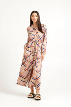 Load image into Gallery viewer, TUESDAY NICOLA DRESS HERRINGBONE PRINT