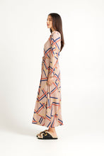 Load image into Gallery viewer, TUESDAY NICOLA DRESS HERRINGBONE PRINT