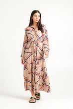 Load image into Gallery viewer, TUESDAY NICOLA DRESS HERRINGBONE PRINT