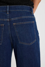 Load image into Gallery viewer, AMONG THE BRAVE GRADUATE DARK BLUE STRETCH BARREL JEANS