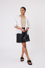 Load image into Gallery viewer, MARLOW NOTO LINEN TEE TAUPE