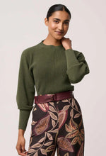 Load image into Gallery viewer, ONCE WAS ROSELLE MERINO WOOL RIBBED KNIT TOP