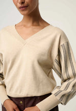 Load image into Gallery viewer, ONCE WAS ELSIE KNIT CREAM BRAID