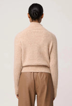 Load image into Gallery viewer, ONCE WAS SAVANNA ALPACA WOOL BLEND FLUFFY SWEATER