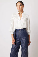 Load image into Gallery viewer, ONCE WAS PANTEA VISCOSE CLIP SPOT CONTRAST BINDING SHIRT