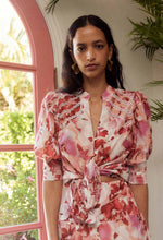 Load image into Gallery viewer, ONCE WAS SANIBEL TOP FLAMINGO FLOWER