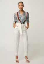 Load image into Gallery viewer, ONCE WAS CALANTHA BLOUSE IRIDESCENT STRIPE
