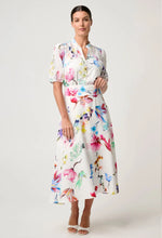 Load image into Gallery viewer, ONCE WAS THALIA LACE SPLICED COTTON SLUB SHIRT PLUME BLOSSOM