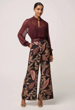 Load image into Gallery viewer, ONCE WAS SIMONA BLOUSE BORDEAUX