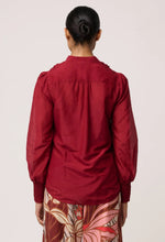 Load image into Gallery viewer, ONCE WAS GILLIAN SHIRT RUBY
