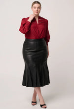 Load image into Gallery viewer, ONCE WAS GILLIAN SHIRT RUBY