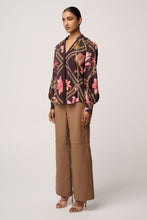 Load image into Gallery viewer, ONCE WAS ILLUSION BLOUSE OBSIDIAN BLOOM
