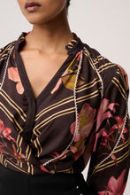 Load image into Gallery viewer, ONCE WAS ILLUSION BLOUSE OBSIDIAN BLOOM