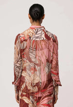 Load image into Gallery viewer, ONCE WAS FREYA BLOUSE CATHEDRAL BOTANIC