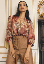 Load image into Gallery viewer, ONCE WAS FREYA BLOUSE CATHEDRAL BOTANIC
