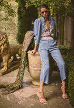 Load image into Gallery viewer, ONCE WAS ASTRA PANT BLUE ASH