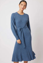 Load image into Gallery viewer, ONCE WAS SHAMMAR EXTRA FINE MERINO COTTON BLEND KNIT DRESS