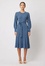 Load image into Gallery viewer, ONCE WAS SHAMMAR EXTRA FINE MERINO COTTON BLEND KNIT DRESS
