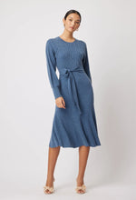 Load image into Gallery viewer, ONCE WAS SHAMMAR EXTRA FINE MERINO COTTON BLEND KNIT DRESS