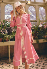 Load image into Gallery viewer, ONCE WAS ISLA DRESS BLUSH CHAMBRAY