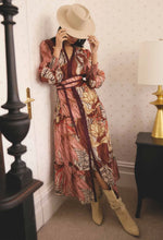 Load image into Gallery viewer, ONCE WAS LILIANA MAXI DRESS CATHEDRAL BOTANIC