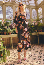Load image into Gallery viewer, ONCE WAS MEREDITH MIDI DRESS SUNSET ORCHID
