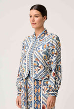 Load image into Gallery viewer, ONCE WAS AURORA REVERSIBLE JACKET PETINOS FLOROS/BLUE ASH
