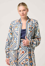 Load image into Gallery viewer, ONCE WAS AURORA REVERSIBLE JACKET PETINOS FLOROS/BLUE ASH